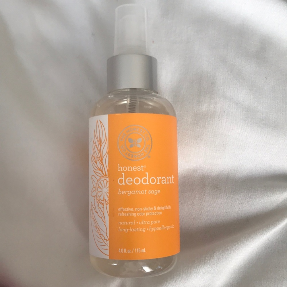 Honest deodorant bergamot sage